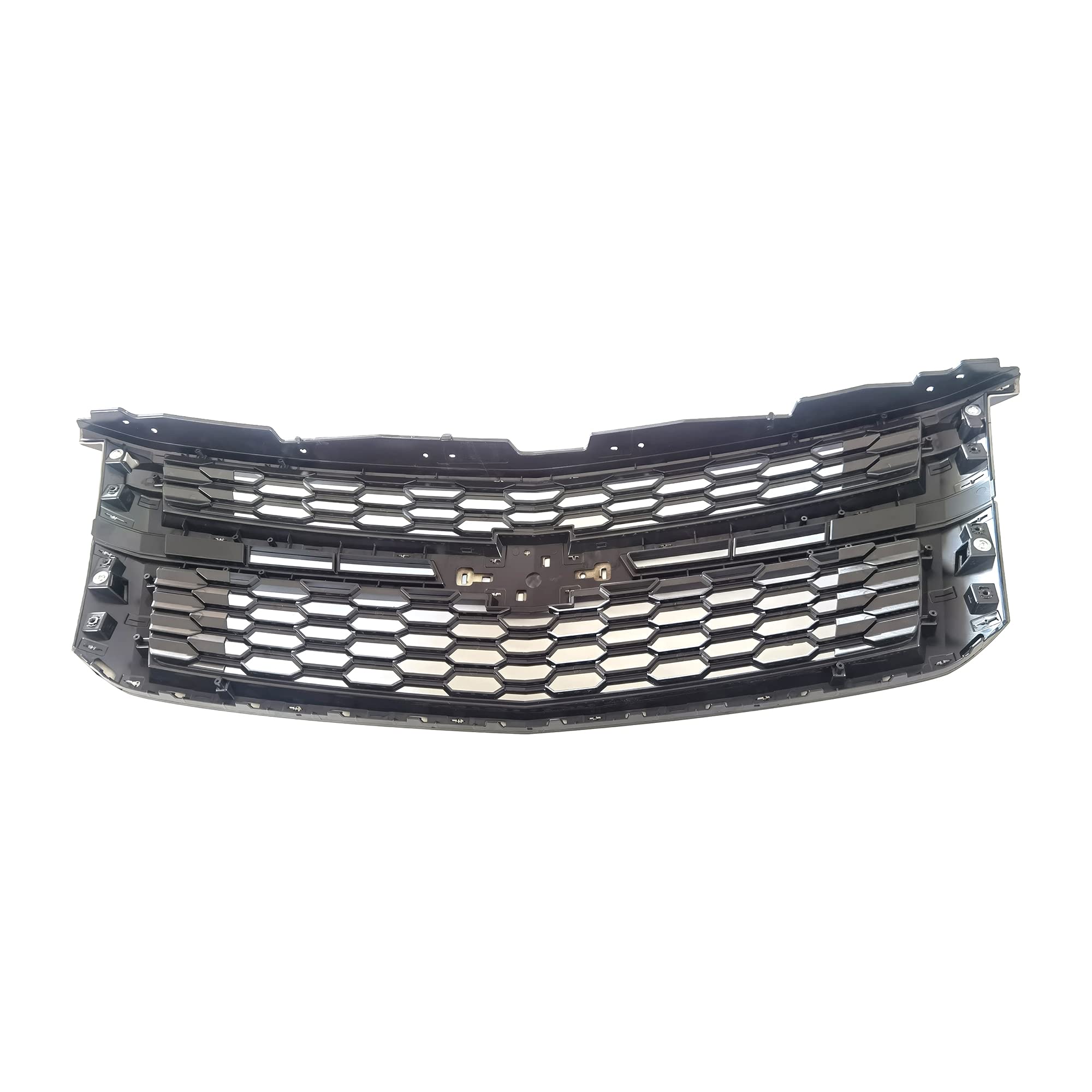 Amazon | UnayKolb フロントグロッシーブラックバンパーグリル